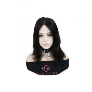 Bob lace closure Peruvian straight wig