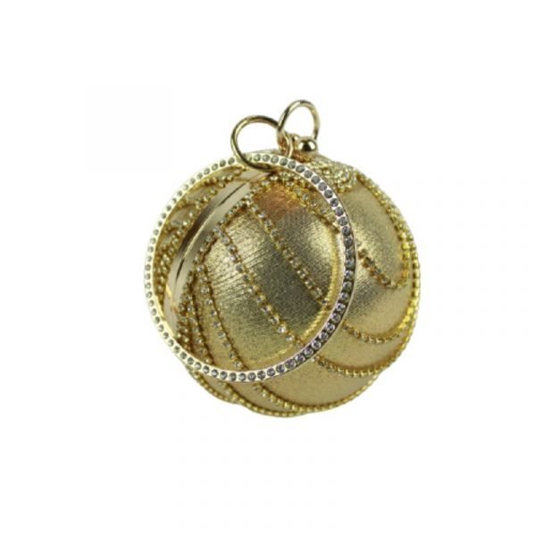 Sekusa ball diamond tassel bag